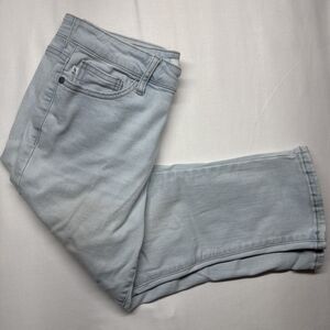 Judy Blue Jeans Size 11/30 Women Blue Skinny Fit Capri Light Wash Denim JB88240